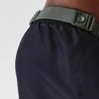 Decathlon Running Belt With 2-Compartment Pockets กระเป๋าคาดเอววิ่ง Kiprun ใส่สมาร์ทโฟนได้ รุ่น Basic 2 - Khaki