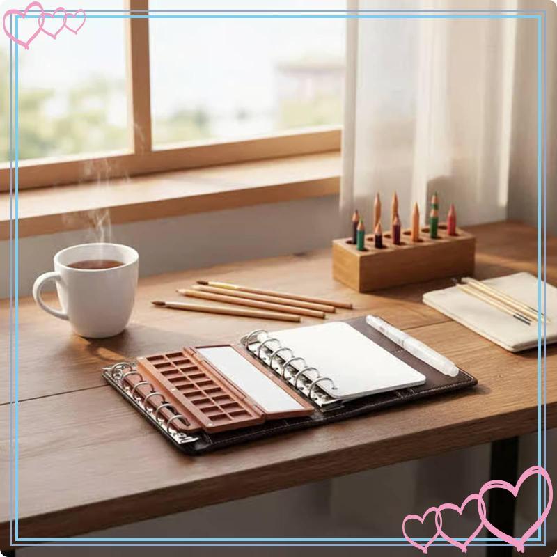 [meteor2] สีน้ํา Journal ชุด Archival คุณภาพ Travel สีน้ํา Sketchbook Spiral-Bound Art Diary pH Neutral Creative Supplies