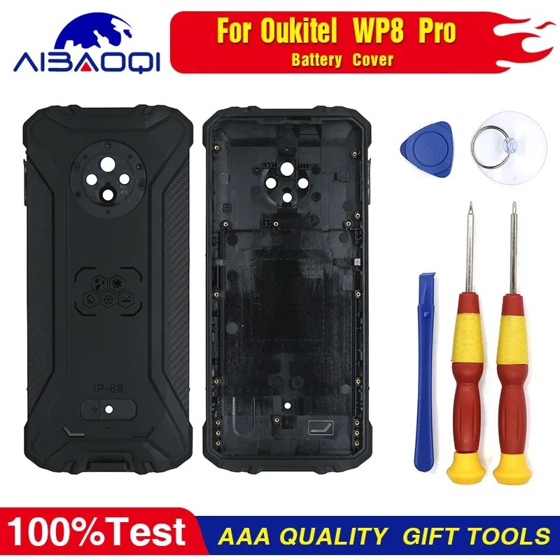 ยี่ห้อใหม่แบตเตอรี่ฝาครอบป้องกันกรณีสําหรับ Oukitel WP8 Pro เปลี่ยนโทรศัพท์อะไหล่ +