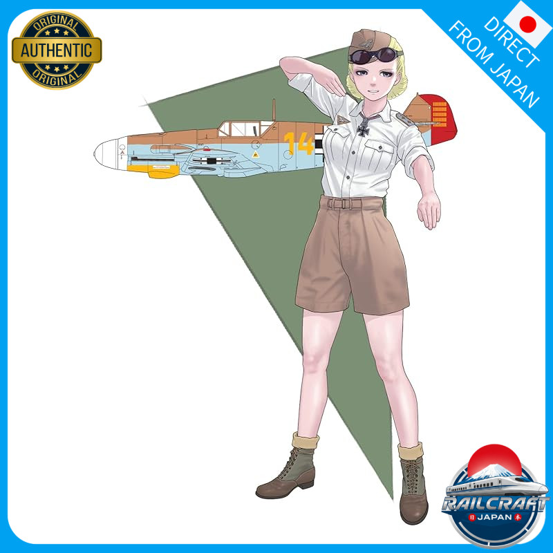 Fine Mold 1/35 Historical Armor Wotome Series Rosa w/Bf109 F-4 trop Plastic Model HC8