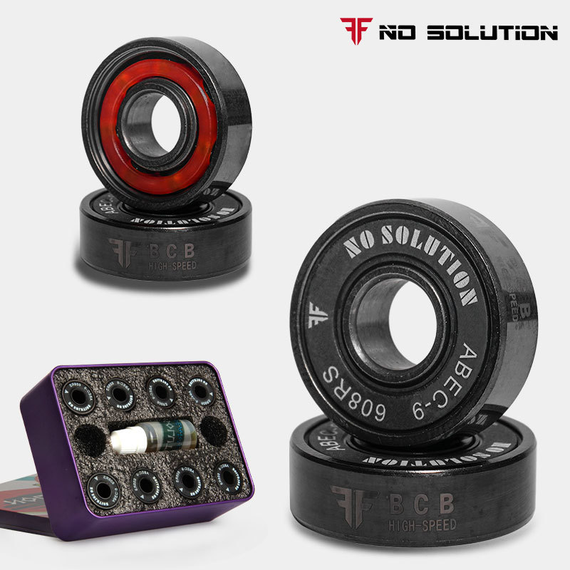 Frozen Fish Wheel Skating Unsolved Bearing Roller Skating ABEC-9 Plain Flower Bearing Roller Skate S