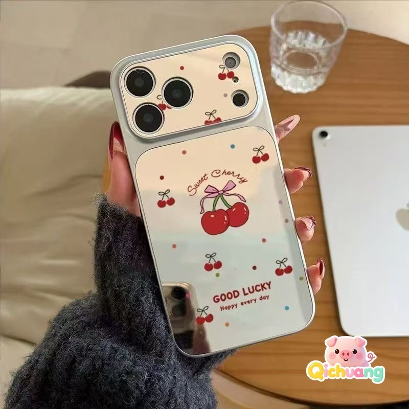 Polka Dot กระจกเคสโทรศัพท์สําหรับ Realme GT8 Pro GT 7T GT6 6T Neo 7X 6 SE P3 Lite P1 ความเร็ว V70S V