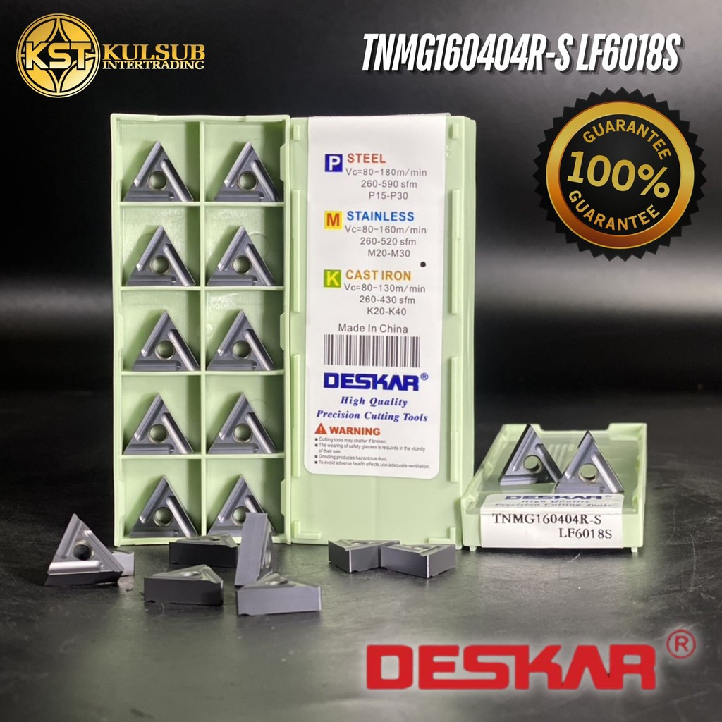 Deskar เม็ดมีด Insert TNMG160404L-S LF6018 TNMG160404R-S LF6018