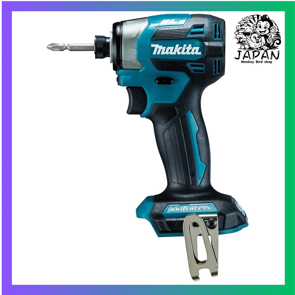 Makita Rechargeable Impact Driver Blue 18V Battery/Charger/Case Sold Separately TD173DZ monkey bird 