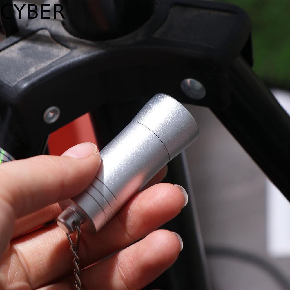 CYBER Key Detacher, พวงกุญแจ Commodity Security Magnetic Key, Portable Silver Lockpick Security Hook