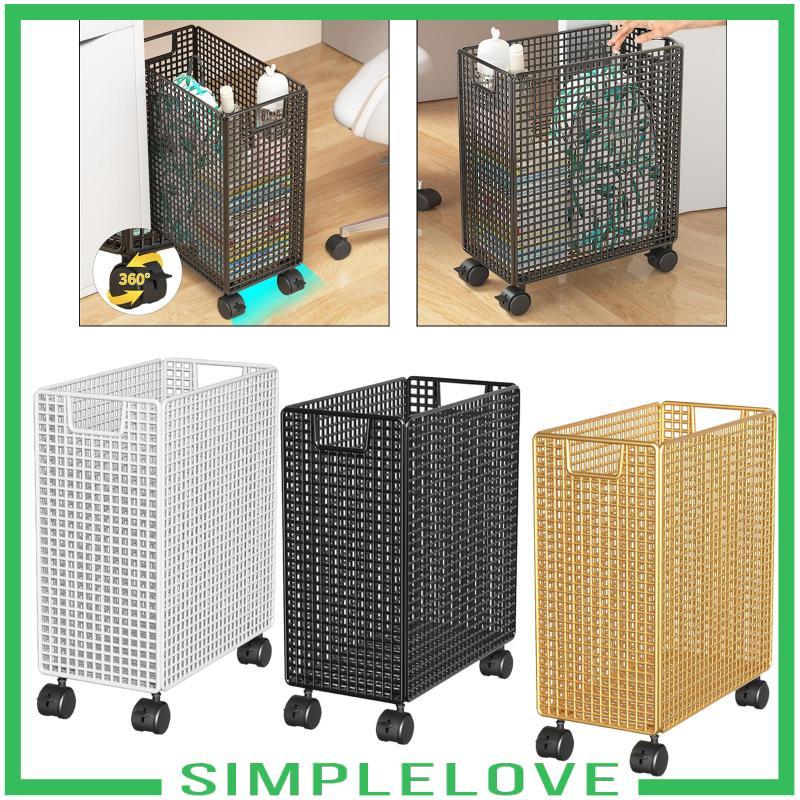 [Simple] Mat Storage Shelf As A Spacious Fitness Equipment Holder with Iron Construction, Basket for
