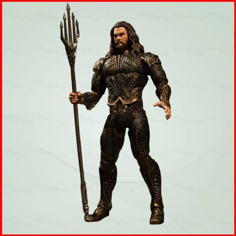 DC Aquaman Action Figure พร้อม Trident เครื่องประดับตัวละครภาพยนตร์สะสมของเล่นพัดลมของขวัญ