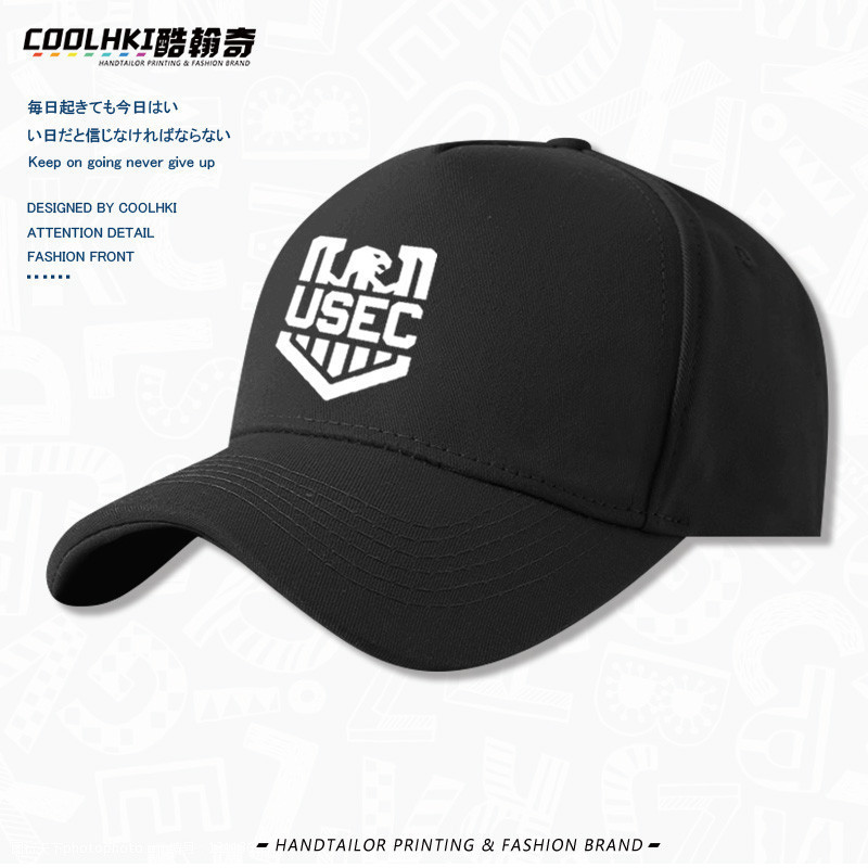 Four Seasons Men's Baseball Cap Casual Escape From Tarkov ame Prints Cap Curved Brim Bowler Sun Hat 