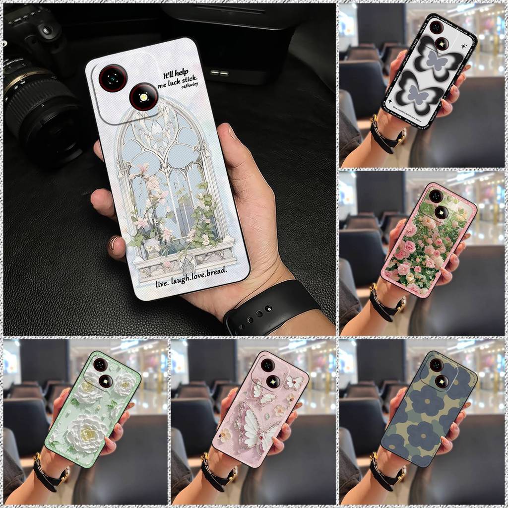 Anti-dust Graffiti เคสโทรศัพท์สําหรับ ZTE Blade A35E TPU กันกระแทก Anti-knock ฝาหลังกระเป๋าโทรศัพท์ป