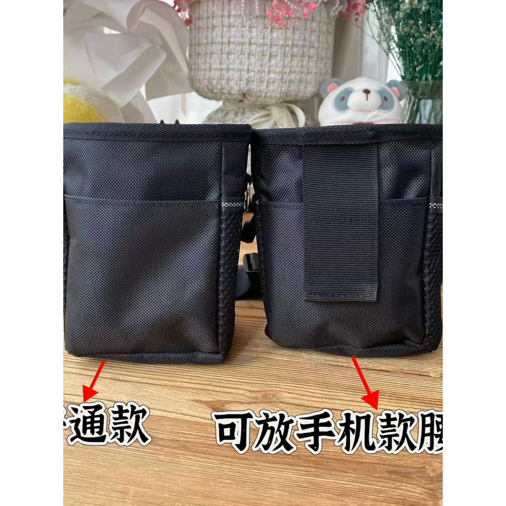 กระเป๋าเข็มขัดฝึกสุนัข Clicker Food Bag Horse Dog Training Supplies เทรนเนอร์สุนัข Golden Retriever 
