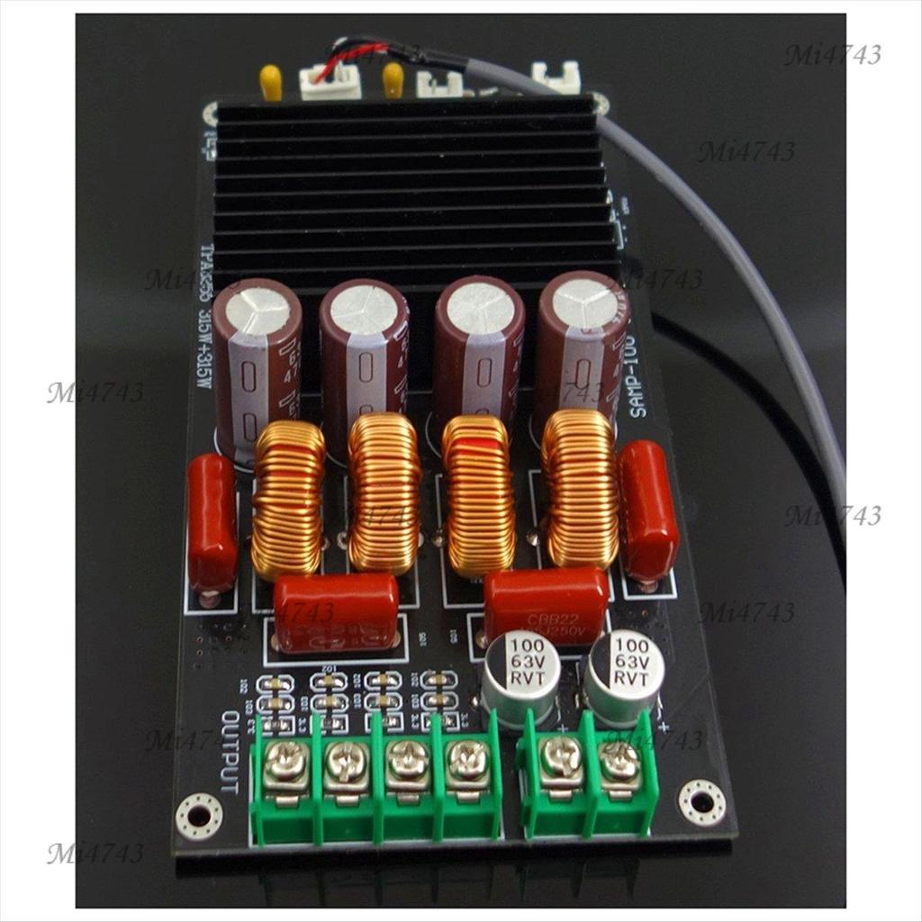Mi4743iTPA3255 2x300W สเตอริโอดิจิตอลเครื่องขยายเสียงสําหรับลําโพงรถยนต์ซับวูฟเฟอร์ Home