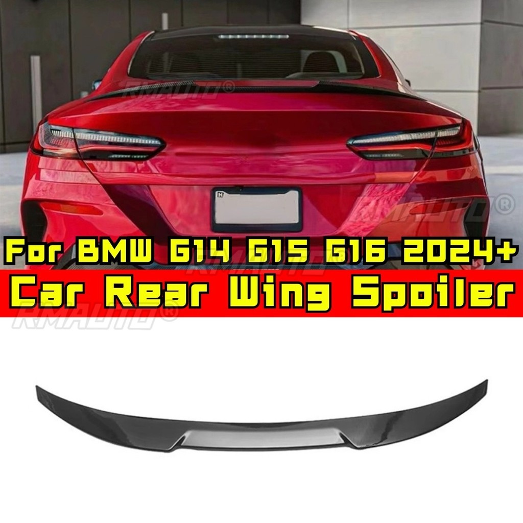 Premium-สําหรับG14 G15 G16 รถด้านหลังสปอยเลอร์อุปกรณ์เสริมสําหรับBMW 8 Series G14 G15 G16 2024 + รถด