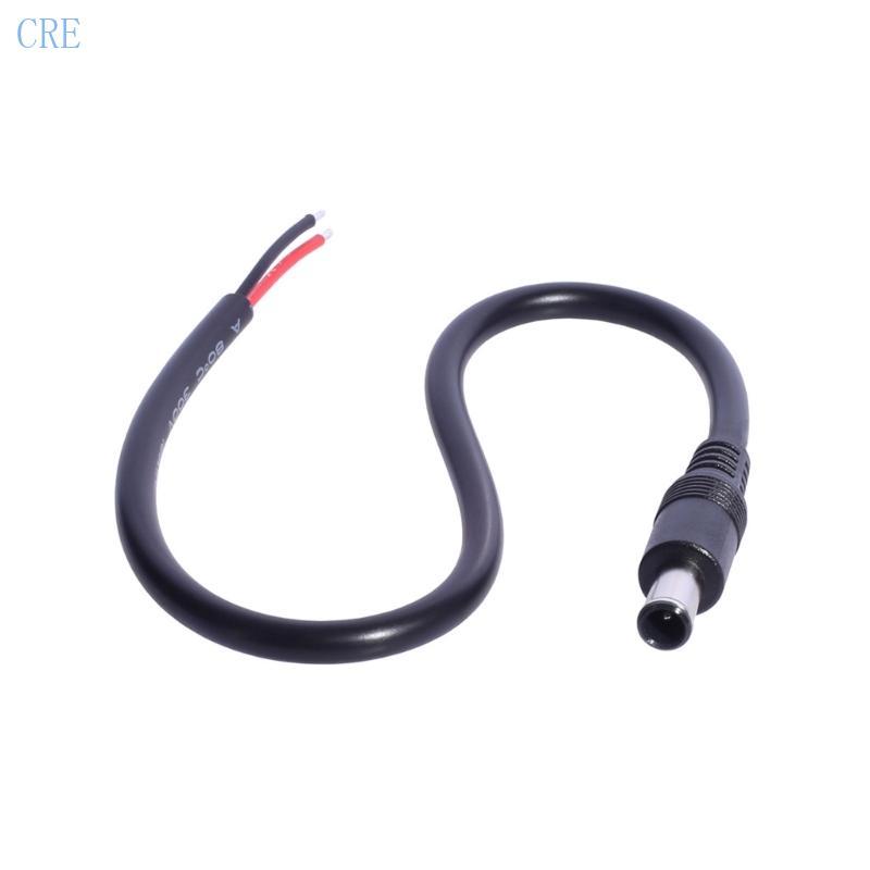 CRE 18AWG Power Pigtail Cable 6 5mmx4 4mm Male Plug to Bare Wire Open End Power Wire Supply Repair C
