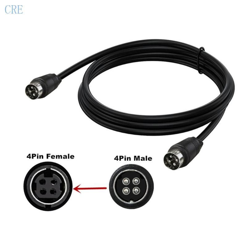 CRE 4Pin DIN Connectors สายเคเบิล 4 Pin DIN ชายหญิงอะแดปเตอร์สายต่อสําหรับ DVR