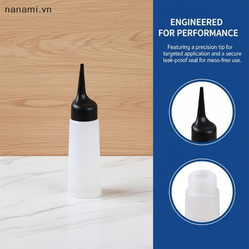 [nanami] ขวดแชมพูสําหรับทําสีผม 250ml Squeeze Applicator สําหรับร้านเสริมสวยมืออาชีพย้อมและกรูมมิ่งส