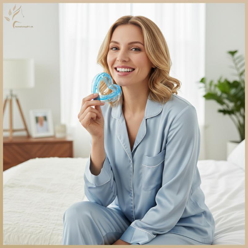 ONEHOME ปฏิบัติ Anti Snoring Mouth Guard สําหรับ Bruxism ปรับ Night Guard ให้การนอนหลับได้ TH