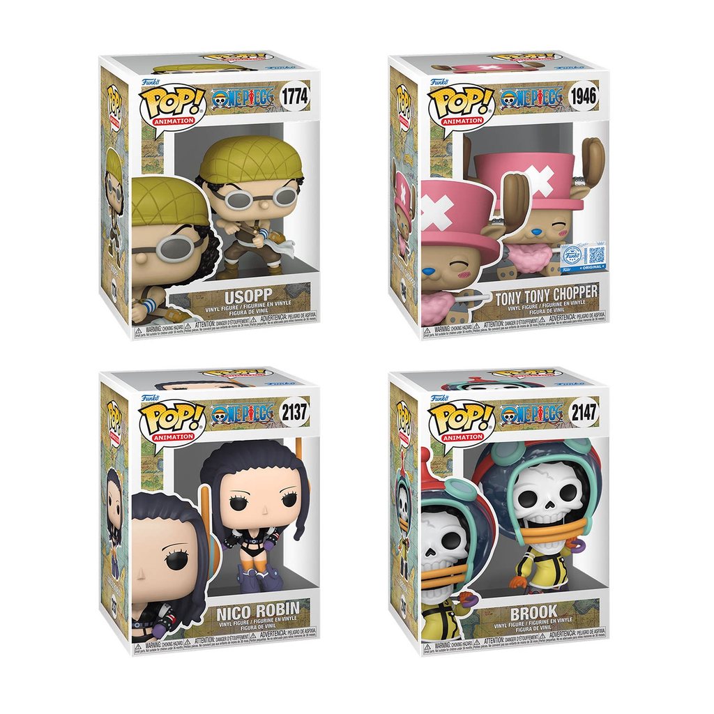 Funko Pop One Piece One Piece Usopp Chopper Robin Brook Frankie Jinping Figure