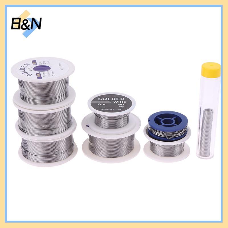 B&N 8g 15g 30g 50g 100g 0.8mm 1.0mm บัดกรีดีบุกลวดดีบุก Melt Rosin Core Soldering Wire Roll No-clean