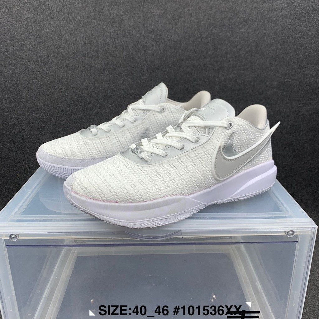 Pure Yuan Men Lebron 20 James 20 Generation Men Sports Casual Practical Combat รองเท้าบาสเก็ตบอล