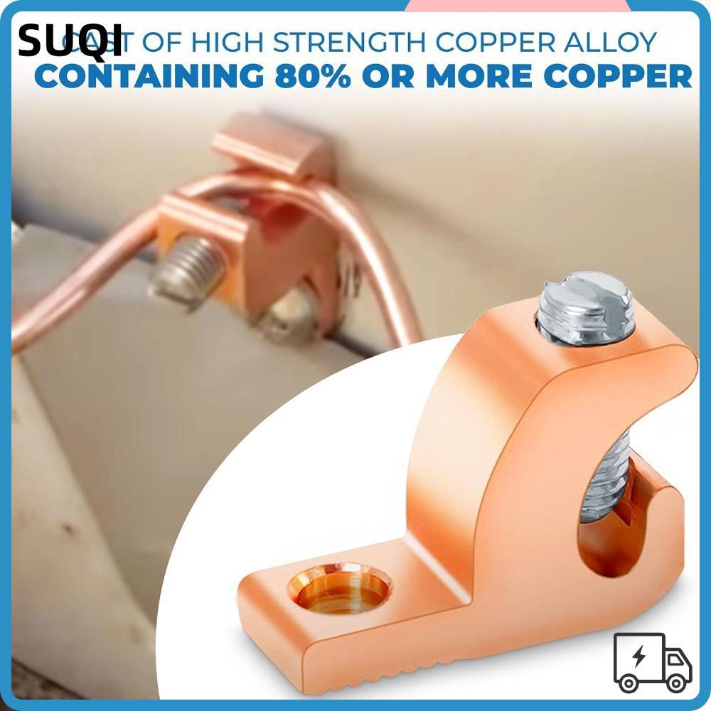 SUQI Lay in Connector, AWG Copper Bonding Lug, 4-14 Wire Range Lay ใน Lugs