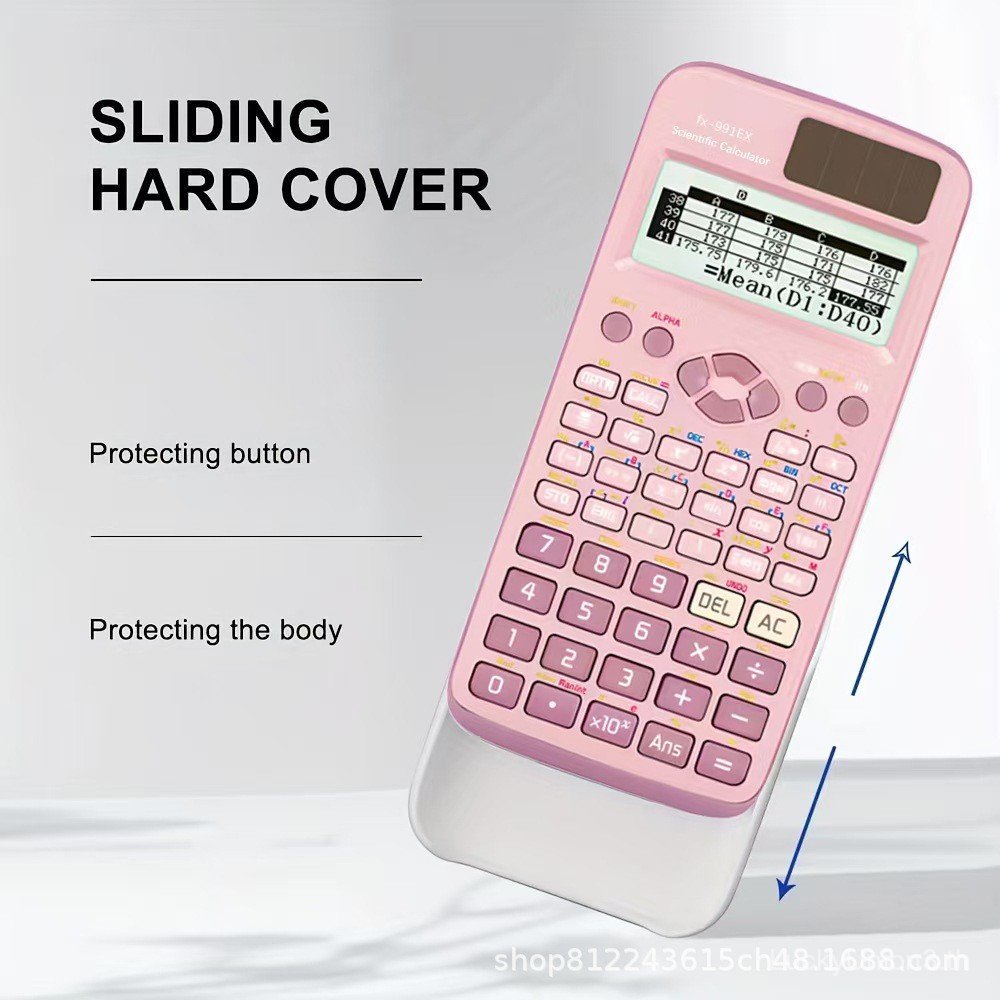 Hot Product fx991ex เครื่องคิดเลขวิทยาศาสตร์ เครื่องคิดเลขฟังก์ชั่น ฟังก์ชั่น Unisex อังกฤษ 552