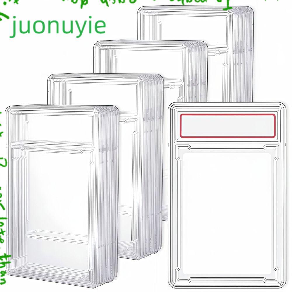 JUONUYIE PSA Graded Card , UV Protection ทนทาน 35PT กล่องการ์ดสะสม, คุณภาพสูงที่ถอดออกได้ทนทานโปร่งใส Trading Card กล่องป้องกันจอแสดงผล