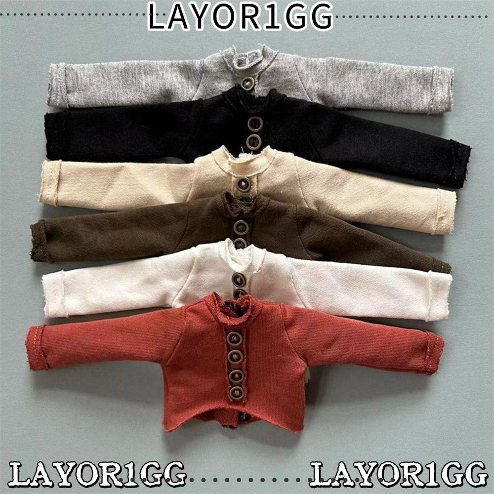 LAYOR1GG เสื้อยืดกางเกง,แฟชั่นน่ารัก Casual Top, DIY Mini ของเล่นสําหรับตุ๊กตาบลายธ์สําหรับ OB22 OB2