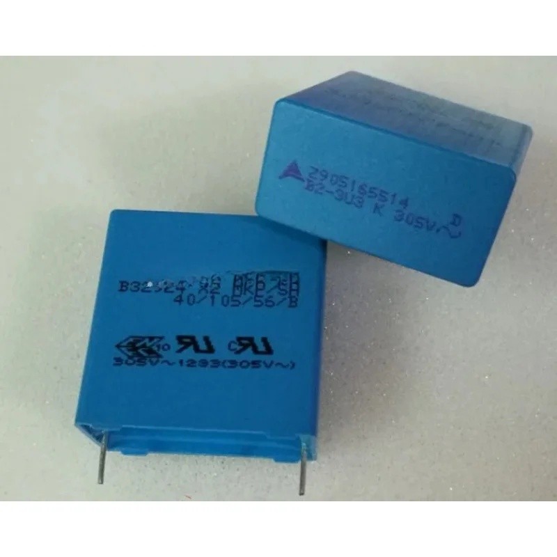2PCS B32924 X2 MKP/SH 3U3 3.3UF 335 4U7 4.7UF K=10% M=20% 305V P=27.5mm D CASE MET FILM CAPACITOR CA