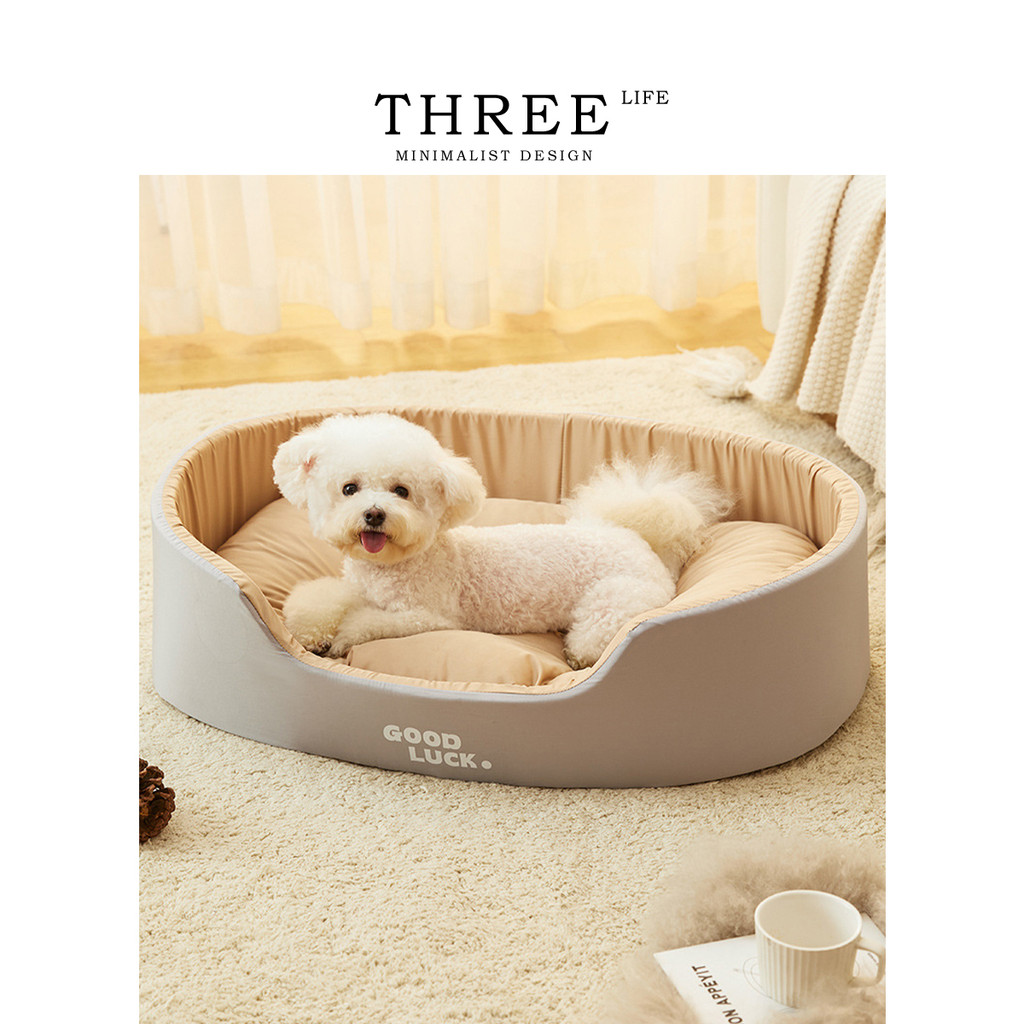Tlife · Cabin · เสื่อสัตว์เลี้ยงล้างทําความสะอาดได้ครอกแมวสองด้านสุนัขขนาดใหญ่สามมิติ Four Seasons U