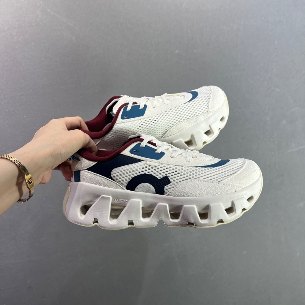 On Running x Kith K-Tech 2 รองเท้าวิ่งสําหรับผู้ชายและผู้หญิงรองเท้าผ้าใบ Unisex Couple Life รองเท้า