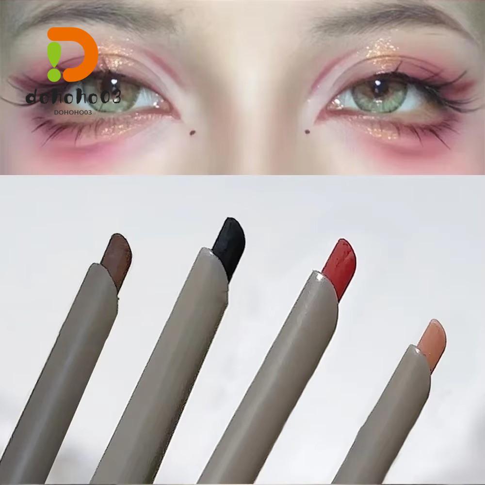 DOHOHPH Rose Red Eyeliner, Matte Long-lasting Wine Red Eyeliner, Natural Silky Smooth Easy To Color 