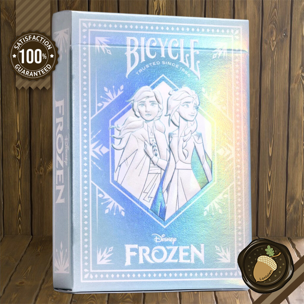 Playing Cards: Bicycle - Disney Frozen การ์ดสะสม อุปกรณ์มายากล