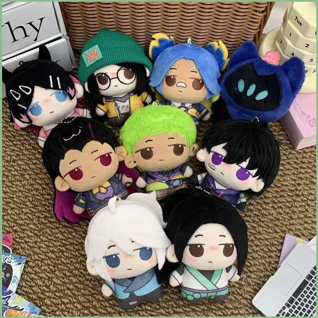 QL2 VALORANT Jett Sage Clove Neon Plushie เกม Merch ตุ๊กตาน่ารักผ้าฝ้ายกระเป๋า Charm