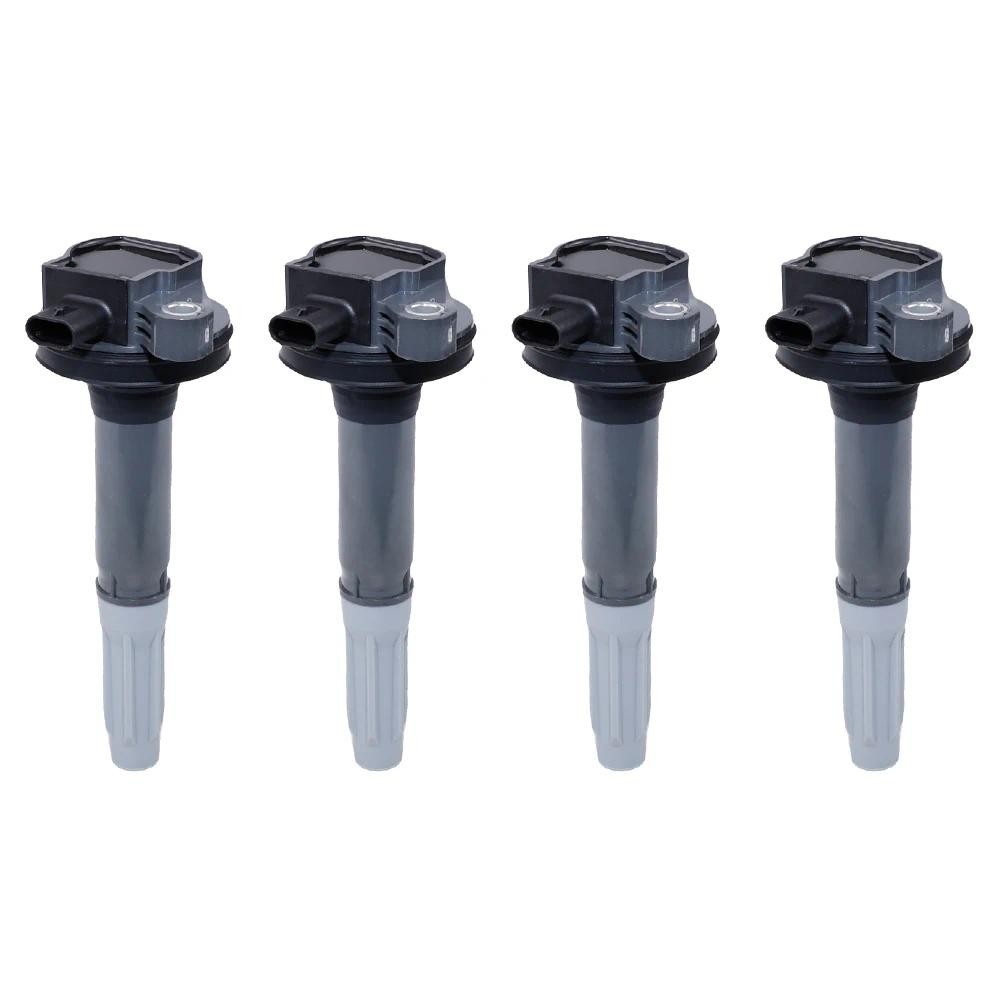 4 ชิ้น FR3E-12A375-AA คอยล์จุดระเบิดสําหรับ FORD MUSTANG 5.0 V8 2015-2023 F-150 Pickup 5.0 2014- DG5