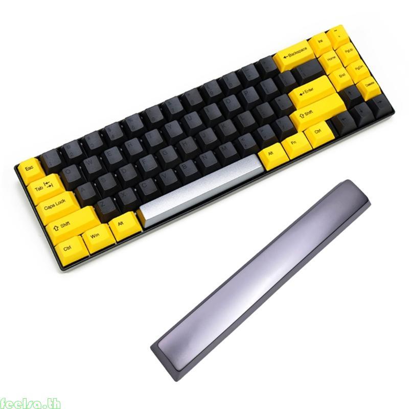 Feela Metal Keycap Zinc Alloy Spacebar Keycap นําเสนอการพิมพ์สําหรับนักเล่นเกมคีย์บอร์ดแบบกลไกและการ
