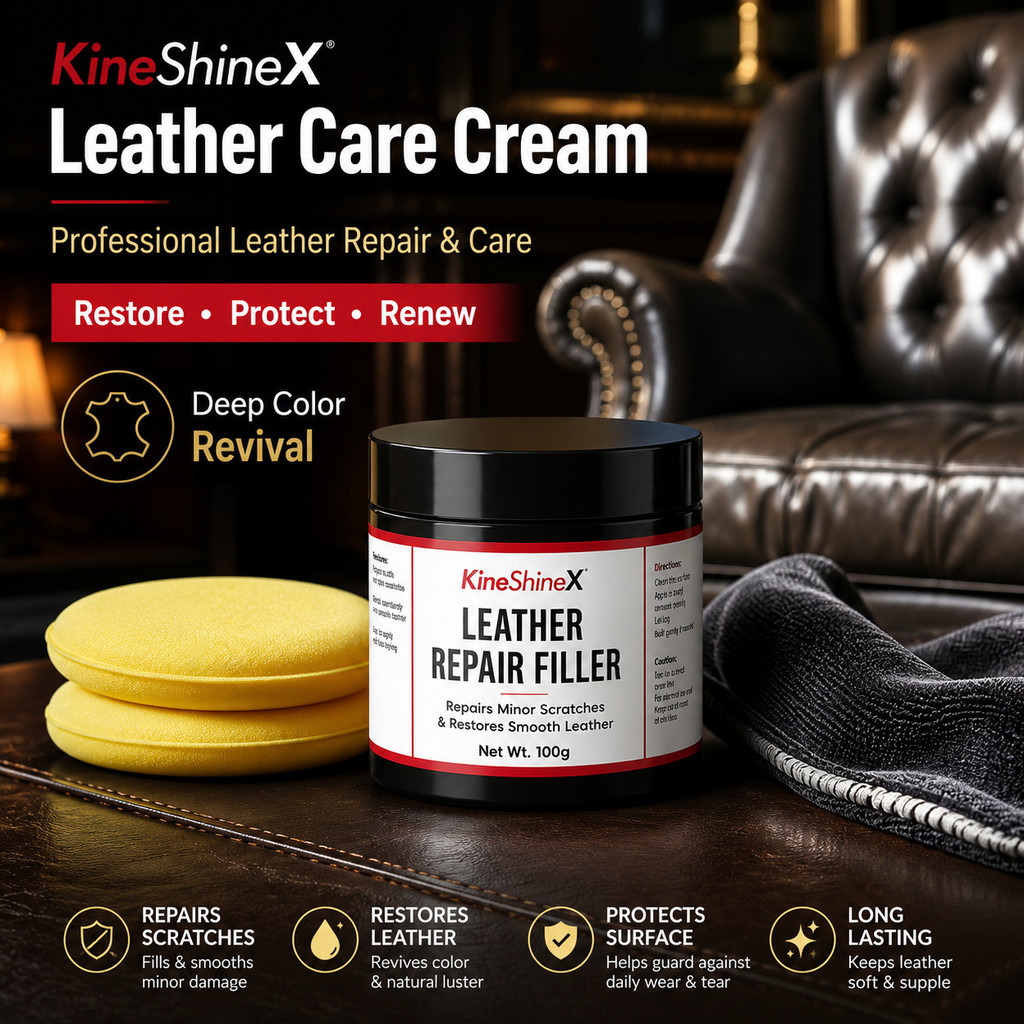 ครีมซ่อมแซมหนังสัมผัสเดียว SL อันทรงพลัง Family Leather Care Handy Tool