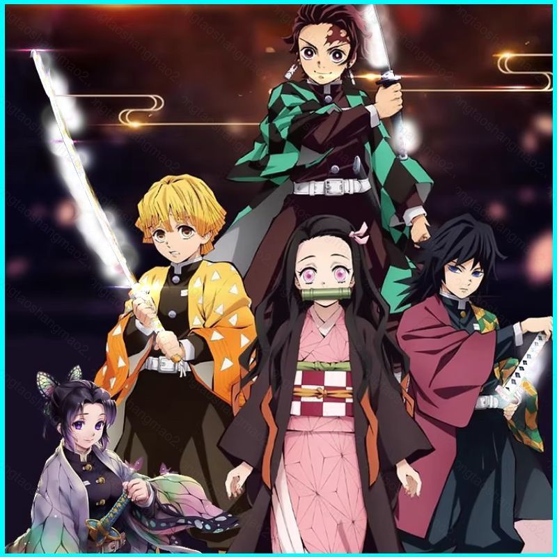YT2 Demon Slayer คอสเพลย์เครื่องแต่งกาย Shinobu Kocho Haori Tomioka Giyu Tanjiro ชุดเครื่องแต่งกาย Y