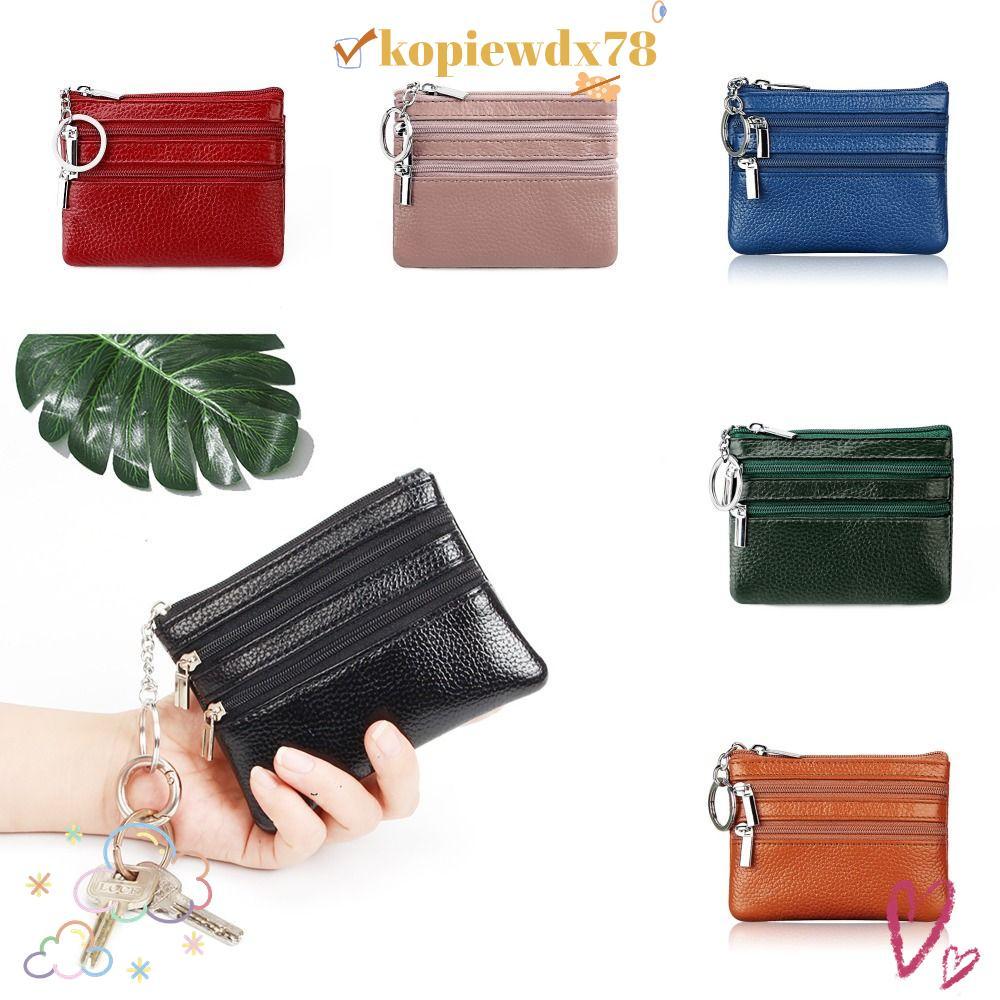 KOPIEWDX78 บัตรเครดิต Holoder, พร้อมพวงกุญแจ PU หนังกระเป๋าเงิน, 2023 กันน้ําซิปสวมใส่กระเป๋าสตางค์กระเป๋าเงิน Maiden