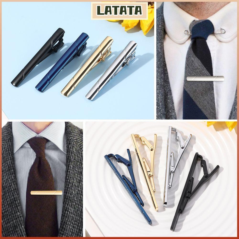 LATATA Tie Clip Classic Wedding Business Tie Pin