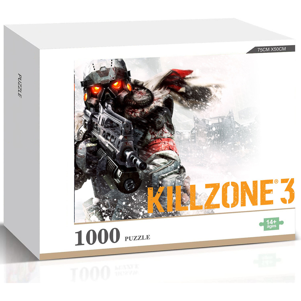 Killzone 3 จิ๊กซอว์ไม้ตกแต่งผนังบ้านของขวัญ