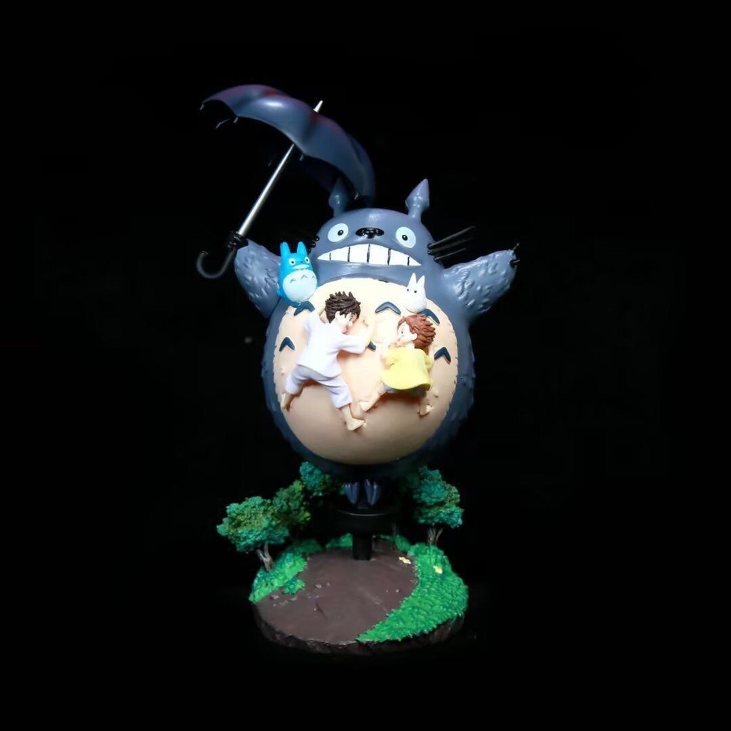 พร้อมสต็อกขายร้อนเพื่อนบ้านของฉันTotoro Hayao Miyazakiร่มน่ารักเพื่อนบ้านของฉันTotoroรูปปั้นSpirited