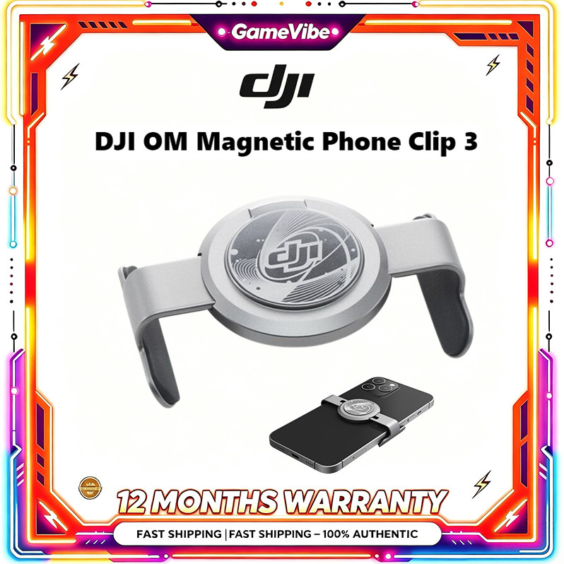 DJI OM คลิปหนีบโทรศัพท์แม่เหล็ก 3 DJI Osmo Mobile 8P/OSmo Mobile 8/OM 7P/OM 7 อุปกรณ์เสริม DJI gimba