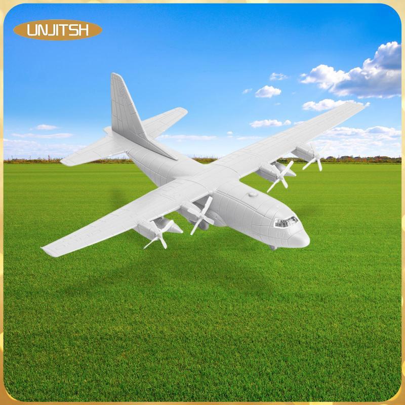 [unjitsh] Snap Together มินิเครื่องบินรุ่น C130 Transporter 1/144 Scale เครื่องบินของเล่นสําหรับรุ่น