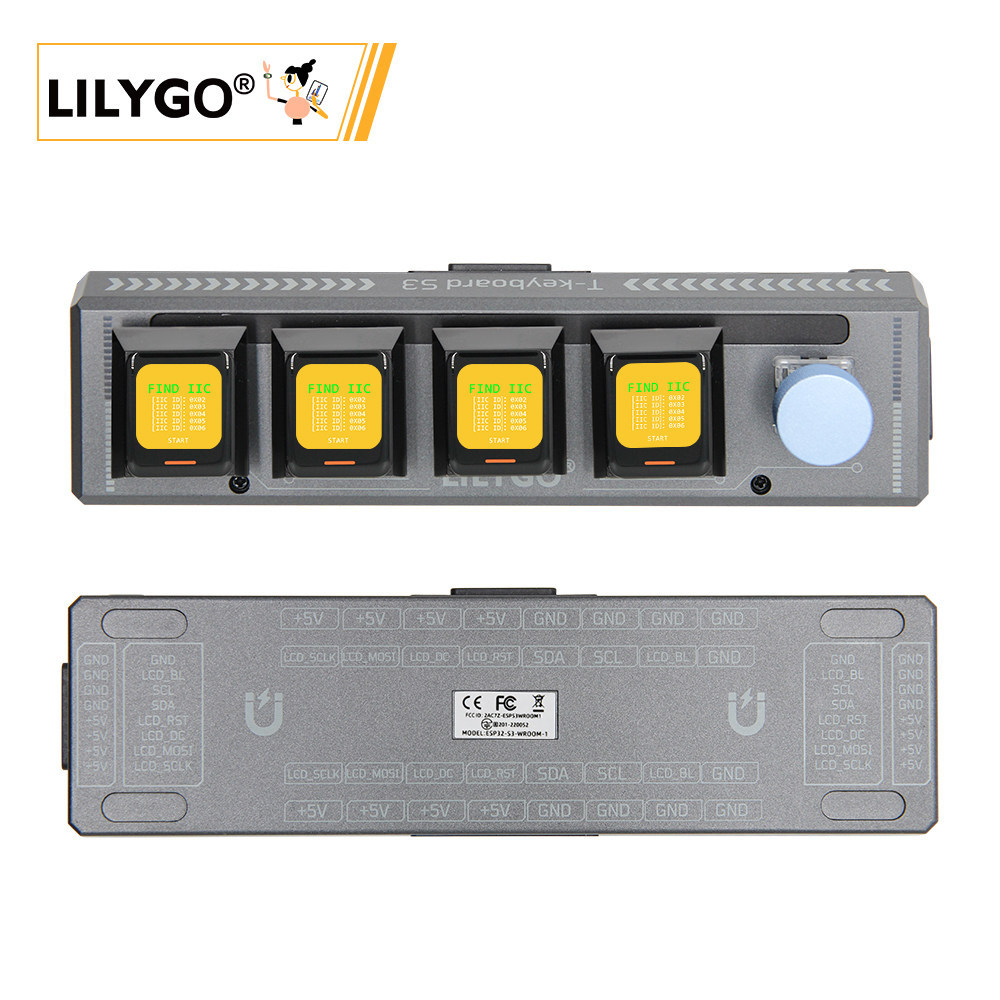ลิลลี่โก® T-Keyboard-S3-Pro ESP32-S3 บอร์ดพัฒนาคีย์บอร์ด STM32 Encoder โมดูล