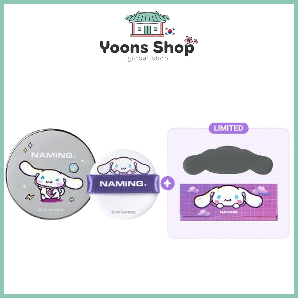 [NAMING x Sanrio Character] Cinnamoroll Edition Naming Layered Fit Cushion Mini 5g+ กระดาษน้ํามัน Ci