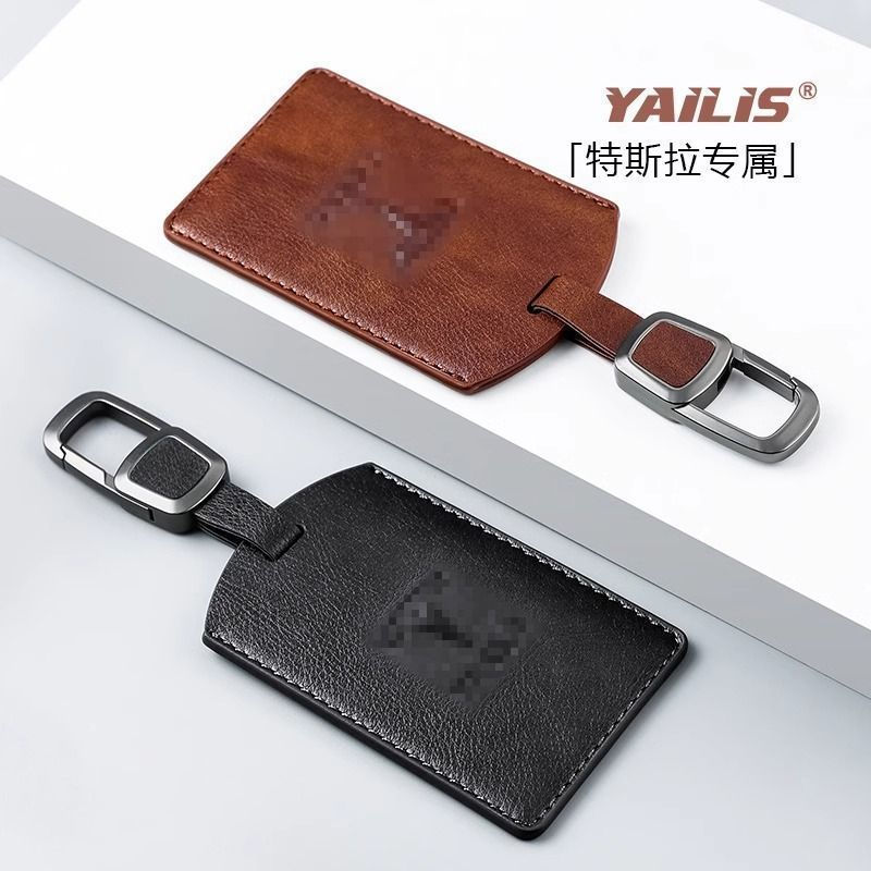 ขายร้อนแนะนํา Tesla Card Key Case modelYmodel3 ทางกายภาพ modelx รีโมทคอนโทรล nfc รถหัวเข็มขัดกระเป๋า