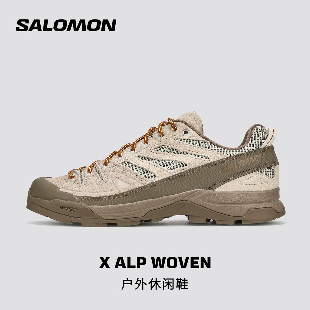 Salomon Salomon Salomon กลางแจ้งผู้ชายผู้หญิงฟังก์ชั่น Retro อินเทรนด์รองเท้าสบายๆกีฬารองเท้า X ALP 