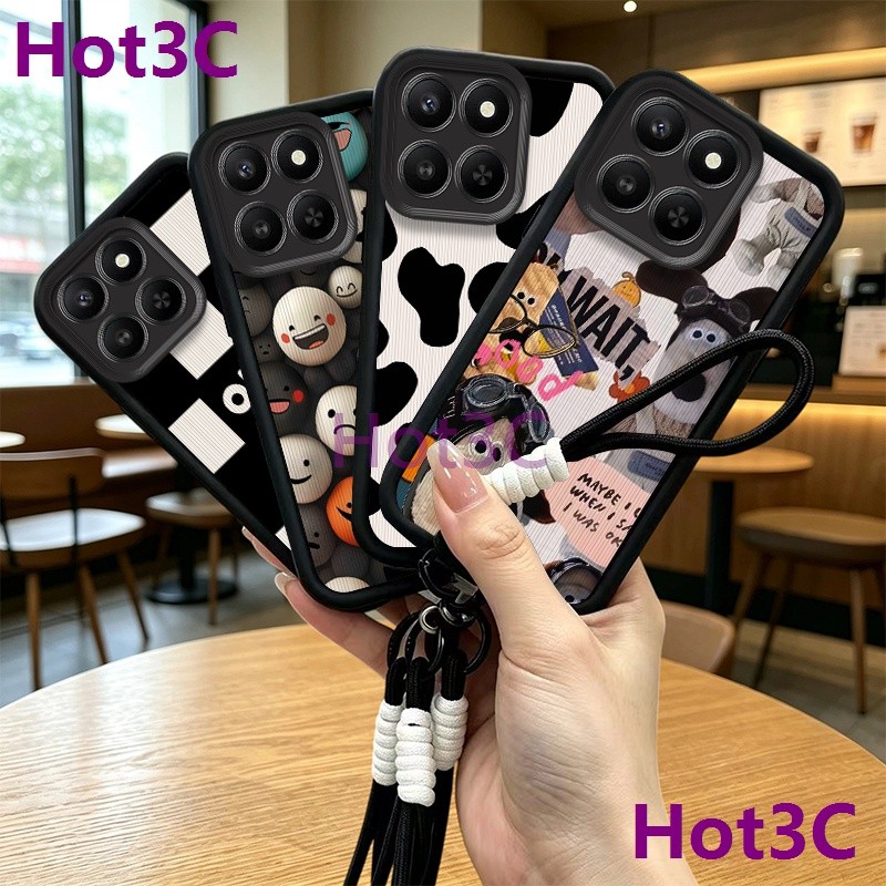 เคส For Honor X7D 5G / Honor 400 สมาร์ท 5G / Honor X7D 4G tpu โทรศัพท์ Lanyard กรณีราคาถูก anti-drop