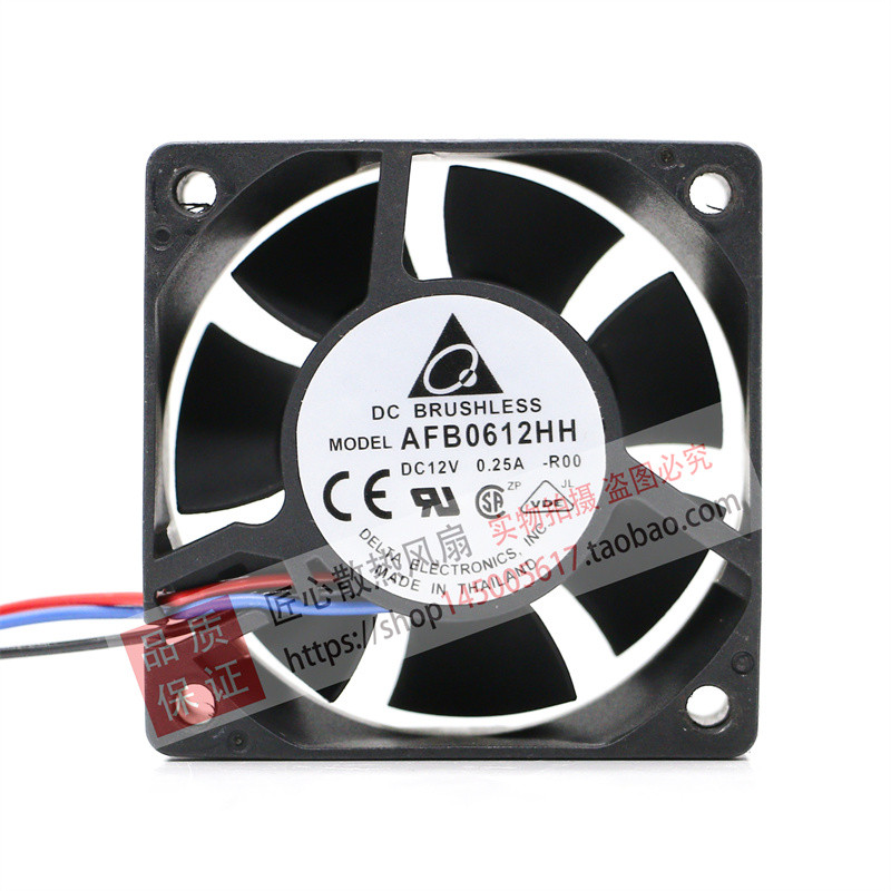 60 * 60 AFB0612HH/EH/VH-FOO/ROO 6025 12V 0.25A 6 ซม./ซม. พัดลม
