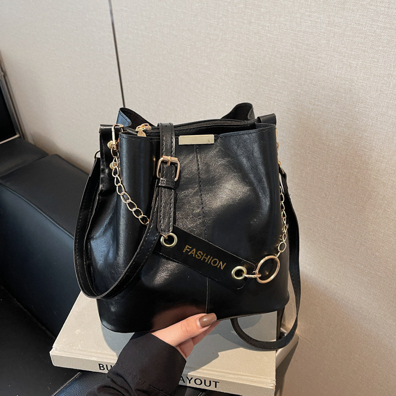 Messenger Bag Bucket Bag Feel All-Match Retro Shoulder Bag Today Popular Retro Bag Women